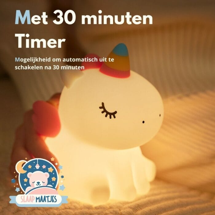 Kinder Nachtlampje Eenhoorn met Aanraaksensor - Slaap Maatjes - Afbeelding 5