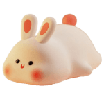 Konijn PNG Afbeelding van Slaap Maatjes Konijn kinder nachtlampje